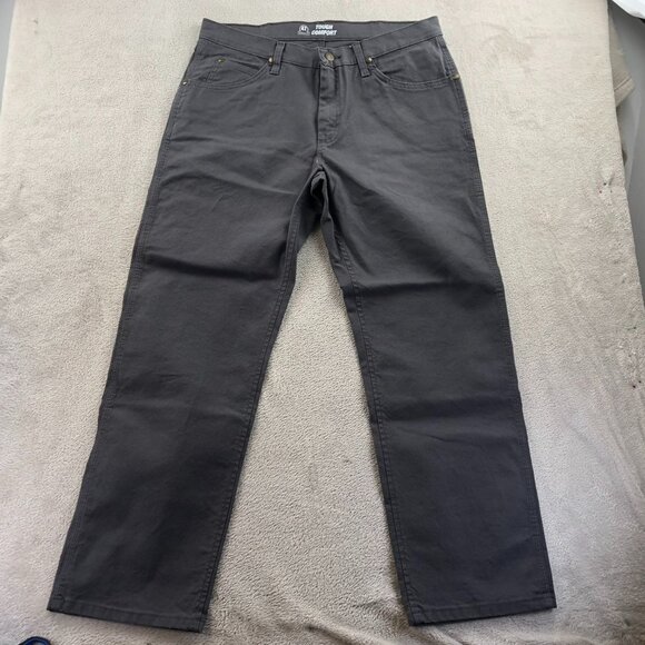 Wrangler Mens Work Pants 33x30 Tough Comfort 47 Regular Fit Straight Leg Casual - Picture 12 of 13